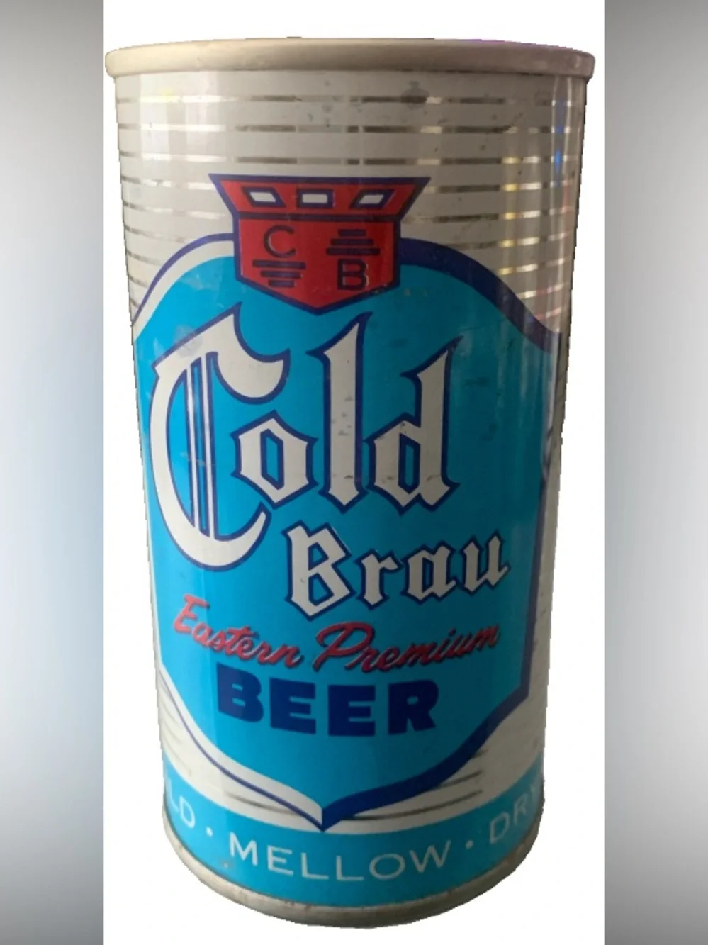 Vintage Beer Can Cold Brau Eastern Premium Beer Pull Tab Empty Steel Can